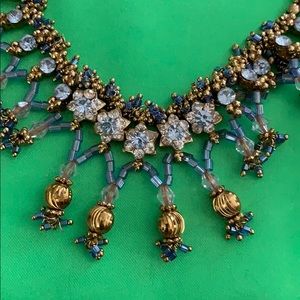 Afghan crystals choker/ earring